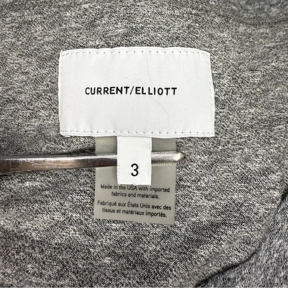 Current/Elliott Dress Ruffle Sleeve Roadie T-Shirt Mini Dress | Sz Large (3) - Picture 3 of 10